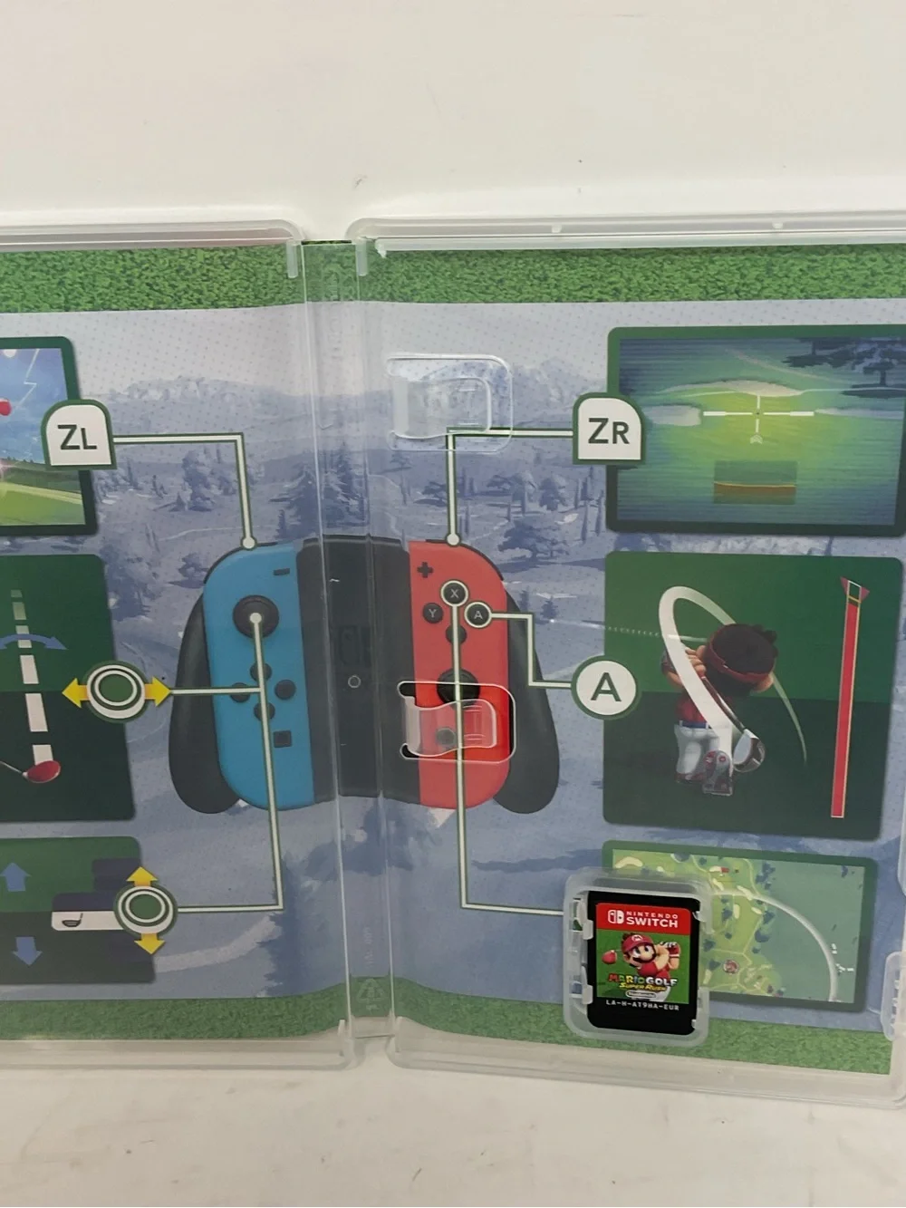 Nintendo Mario Golf Super Rush - Red, Green, Blue Cover